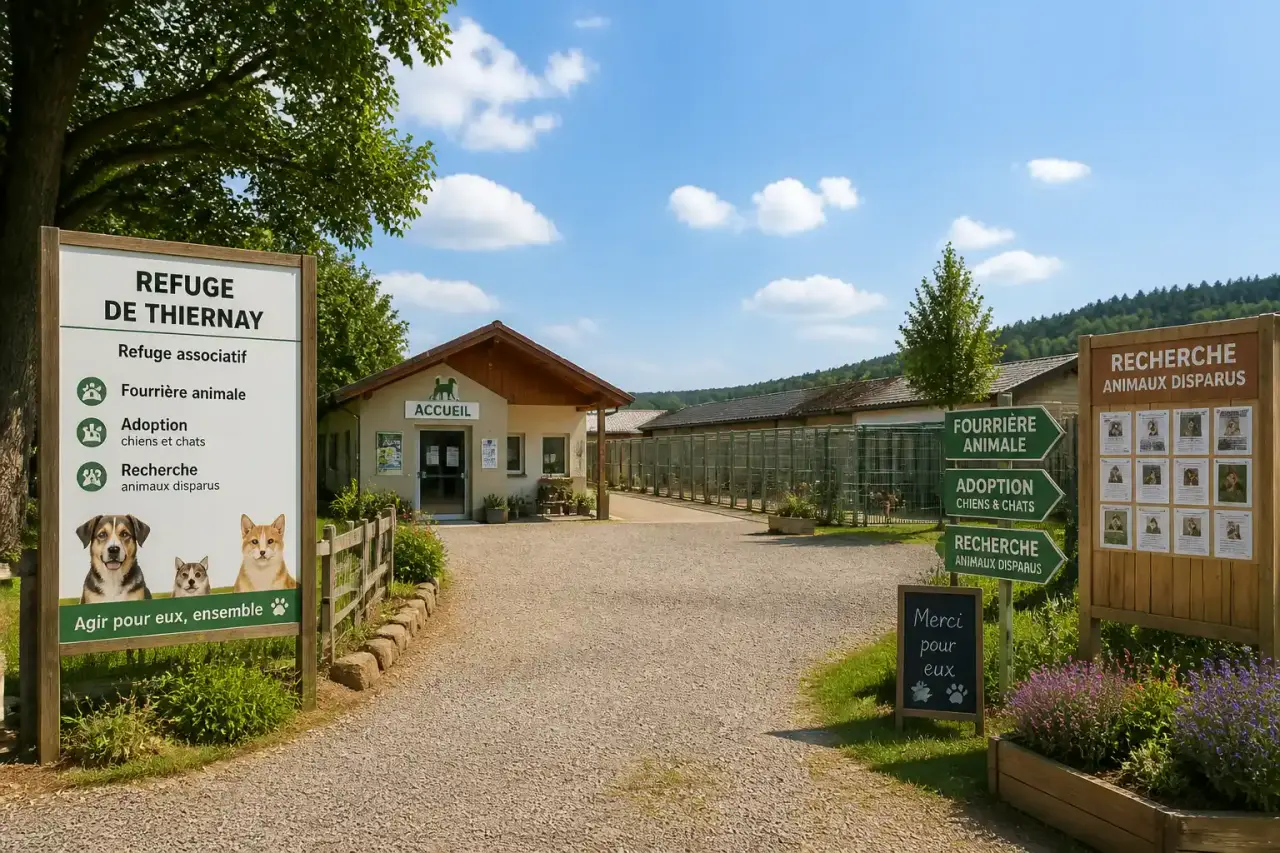 Refuge de Thiernay : refuge associatif, fourrière animale et adoption de chiens et chats
