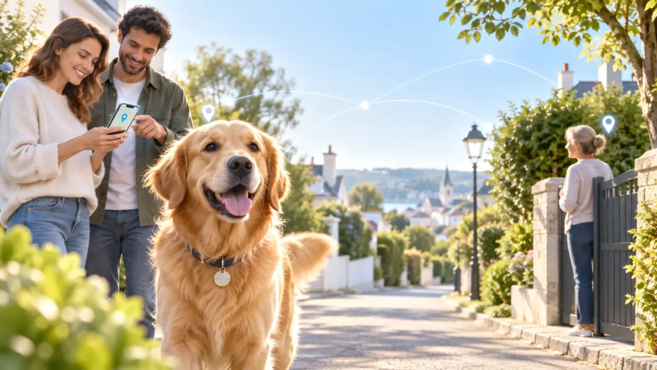 Chien recherché grâce à une alerte locale