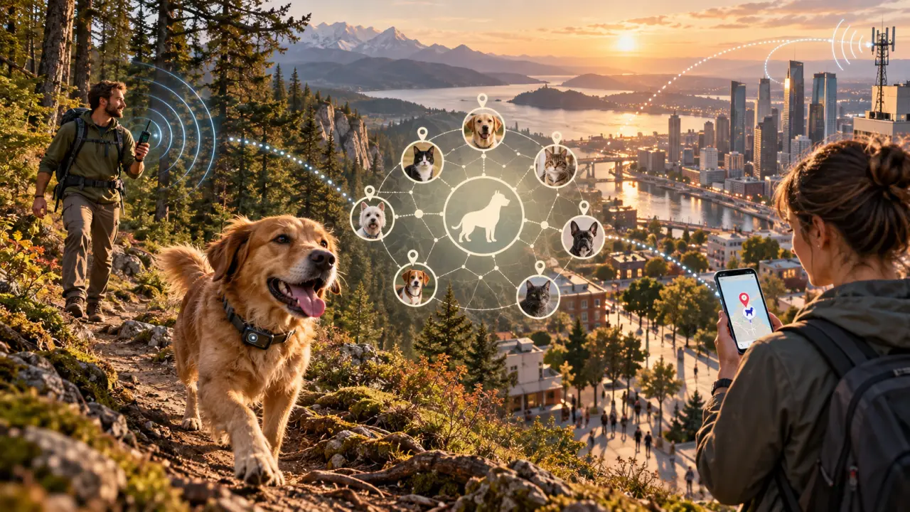 GPS chien sans abonnement : la radio pour la forêt, le mobile pour la ville
