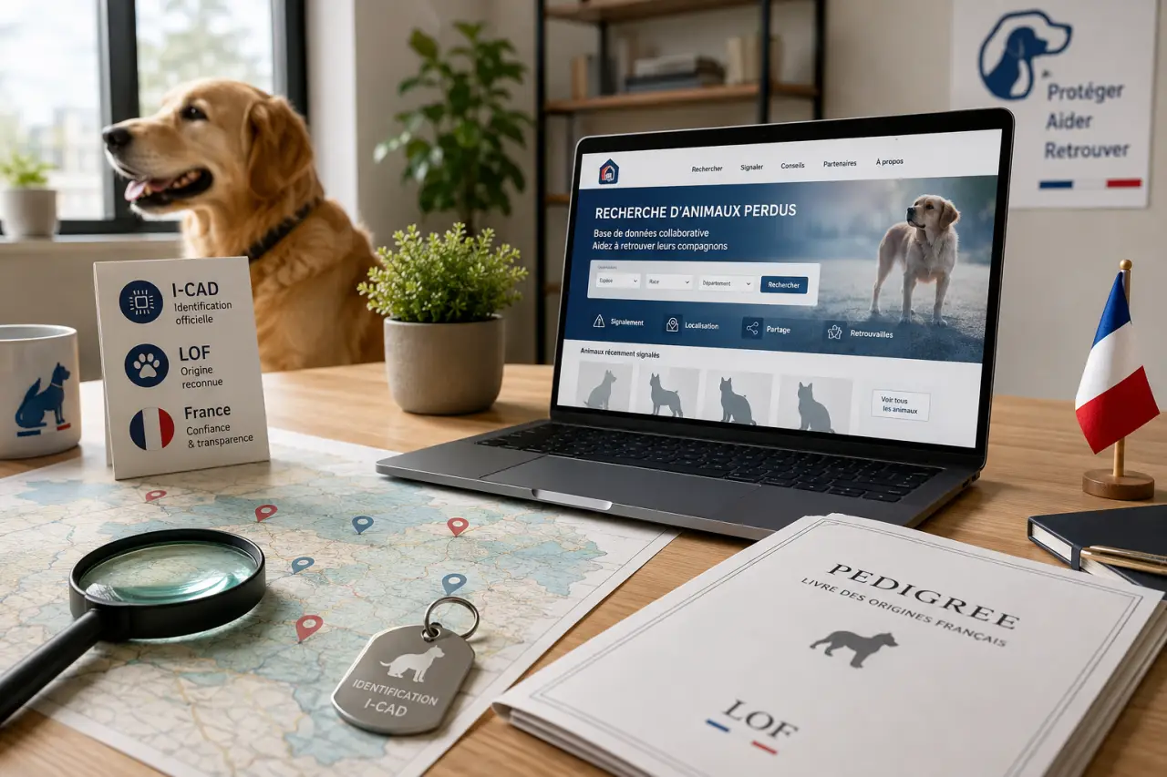 Vérifier le numéro d’identification d’un chien : I-CAD, LOF et origine sans confusion