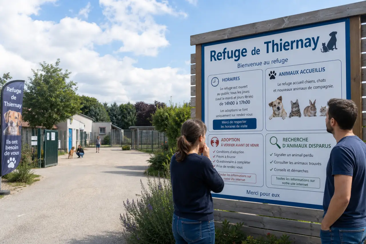 Refuge de Thiernay : horaires, animaux accueillis et adoption à vérifier avant de venir
